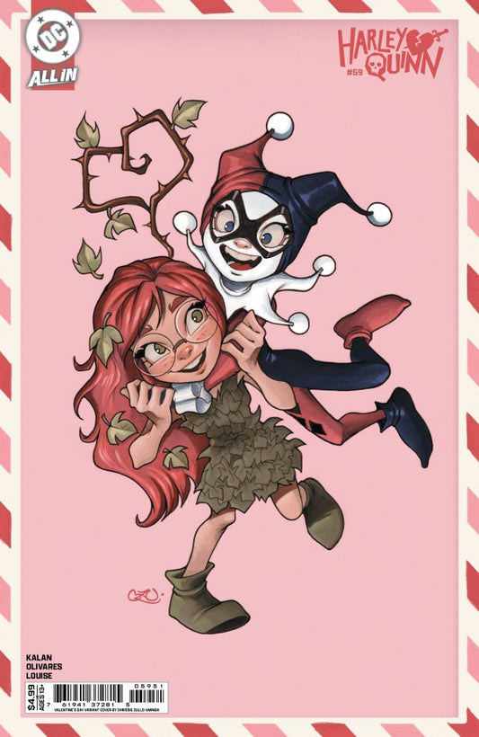 Harley Quinn #59 Cover E Chrissie Zullo Uminga Valentine's Day Variant