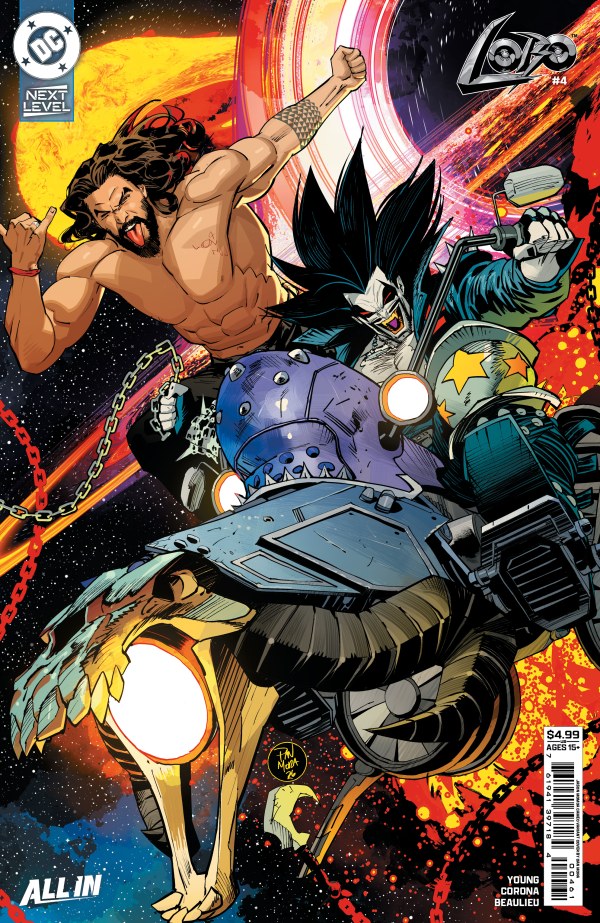 Lobo #4 Cover F Dan Mora Jason Momoa Cameo Variant