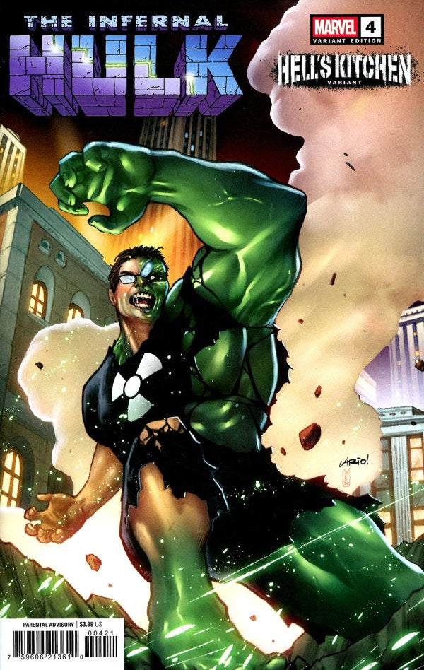 The Infernal Hulk #4 Ario Anindito Hell's Kitchen Variant
