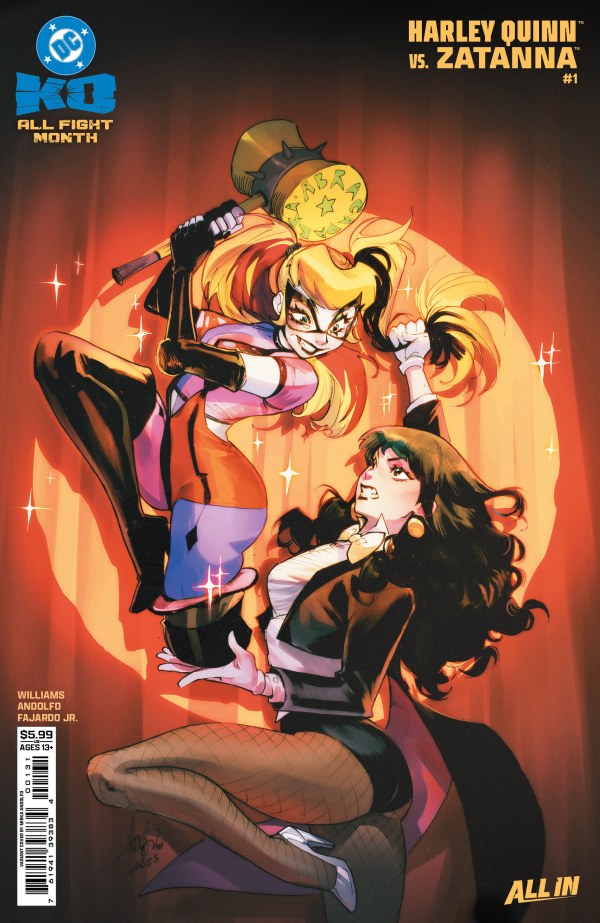 DC K.O.: Harley Quinn vs. Zatanna #1 Cover D Mirka Andolfo Variant