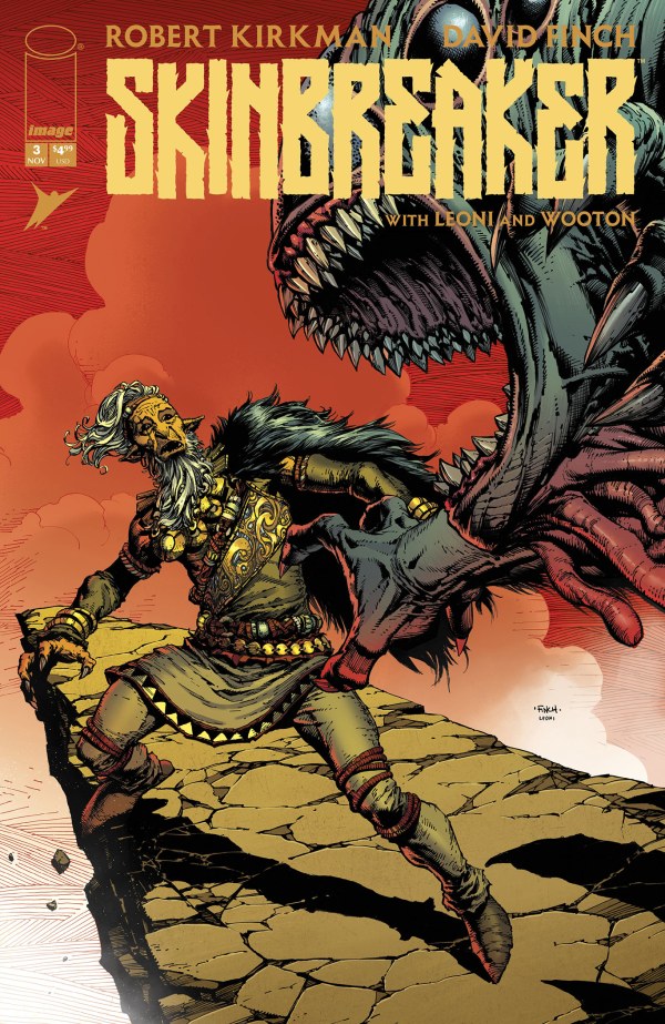 Skinbreaker #3 cvr A by David Finch