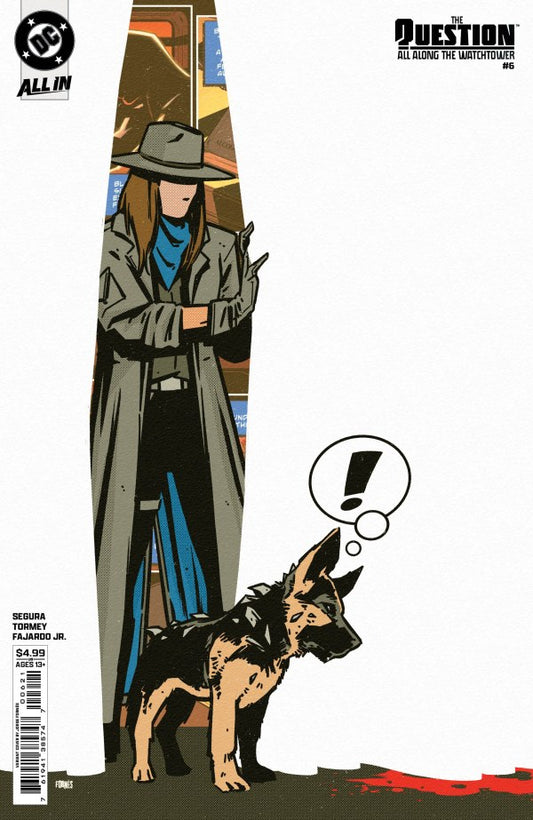 The Question: All Along the Watchtower #6 Cover B Jorge Fornés Variant