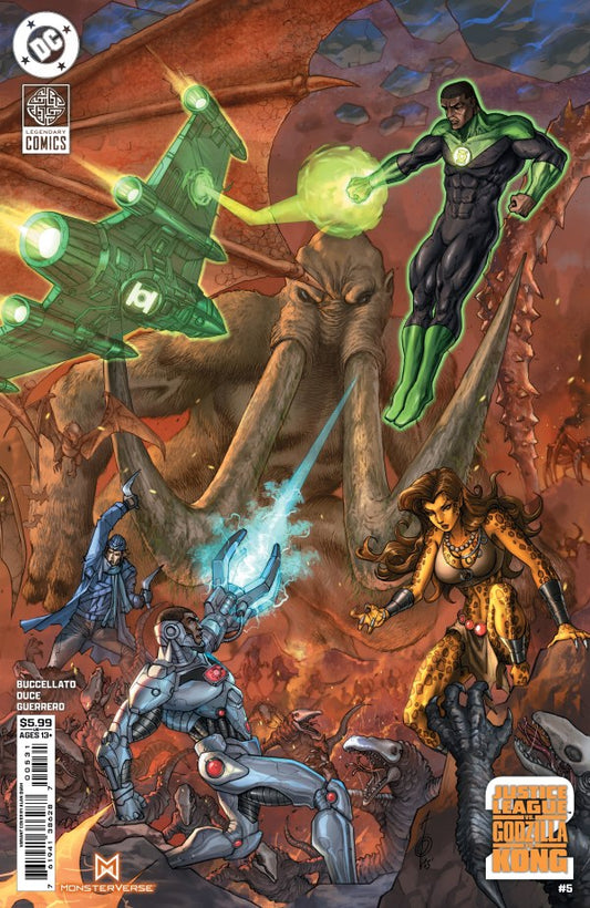 Justice League vs. Godzilla vs. Kong 2 #5 Cover B Alan Quah Connecting Varian