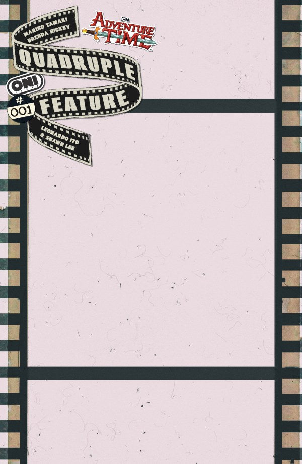 Adventure Time Quadruple Feature #1 Cover C Celluloid Blank Variant