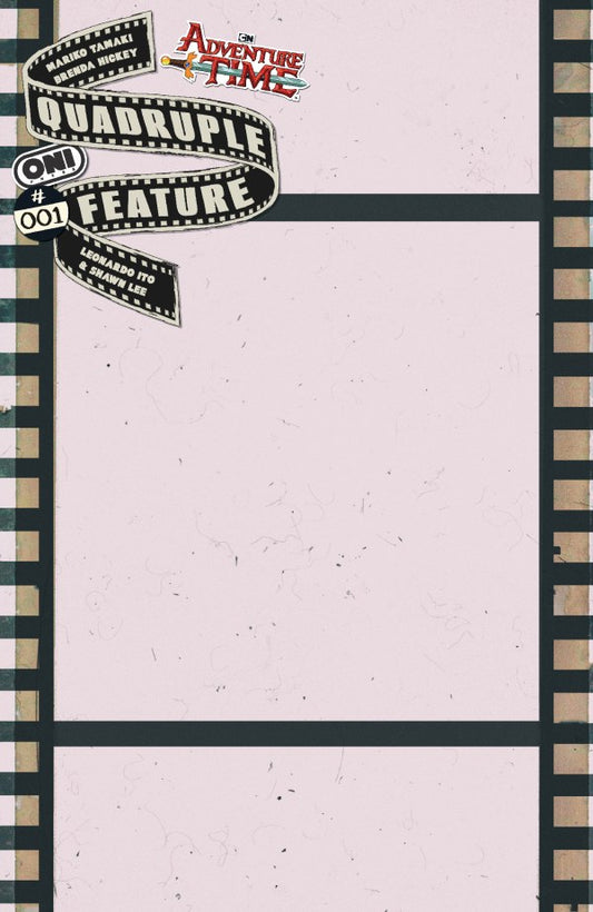 Adventure Time Quadruple Feature #1 Cover C Celluloid Blank Variant