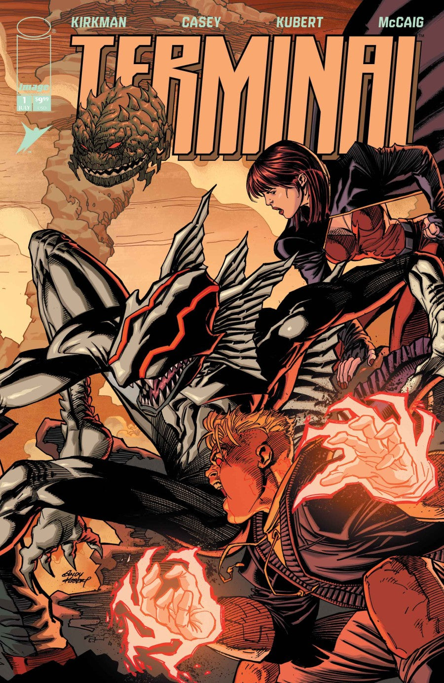 Terminal #1 Cover N Andy Kubert Chromium Connecting Variant