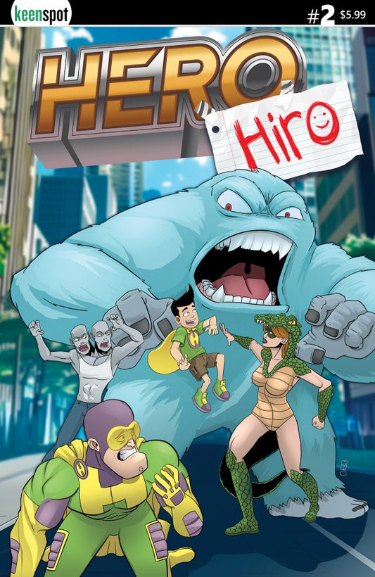 Hero Hiro #2 cvr A by Michael Adams