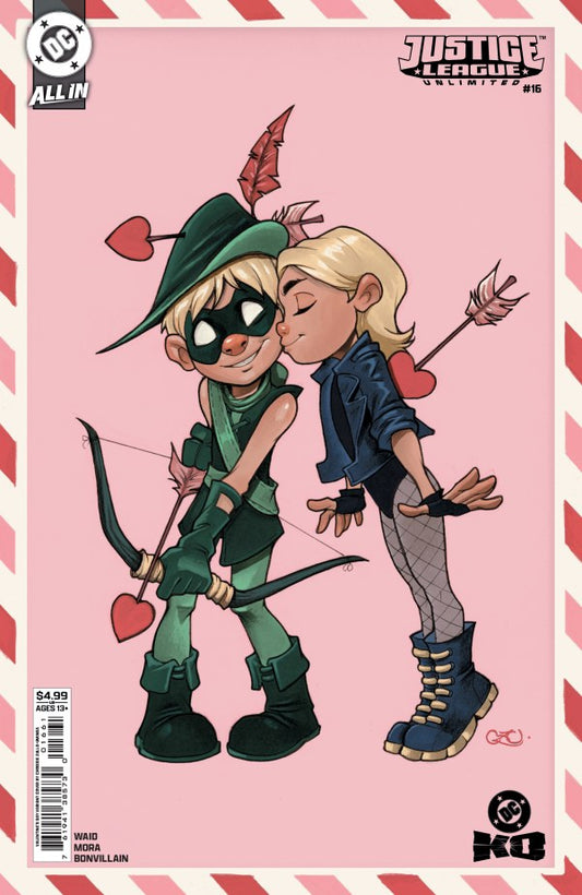 Justice League Unlimited #16 Cover F Chrissie Zullo Uminga Valentine's Day Variant