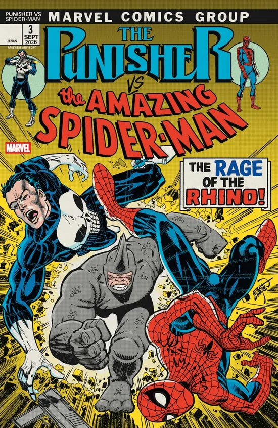 Punisher vs. Spider-Man #3 Erik Larsen Variant