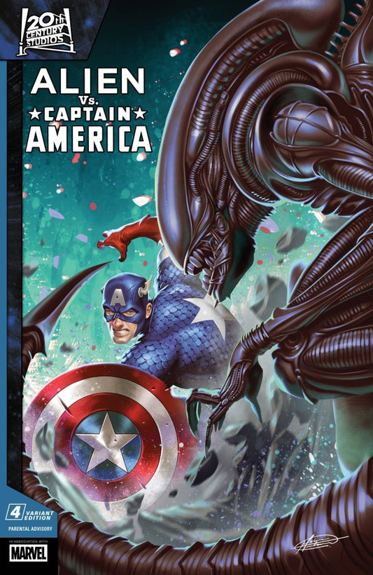 Alien vs. Captain America #4 Mateus Manhanini Variant