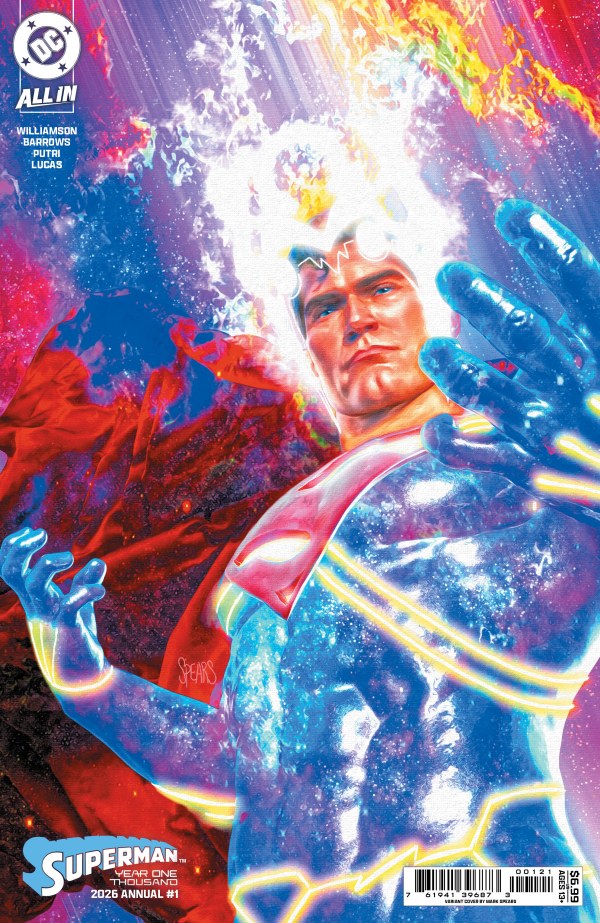 Superman 2026 Annual: Year One Thousand #1 Cover B Mark Spears Variant
