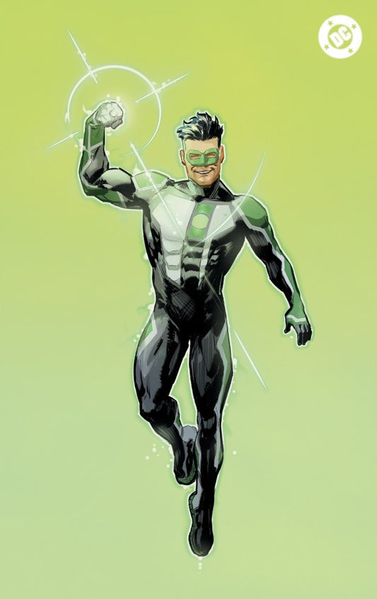 Green Lantern #33 Cover E Xermánico Corner Box Spot Foil Virgin Variant