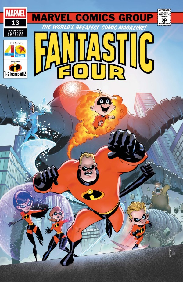 Fantastic Four #13 David Baldeón Pixar 40th Variant