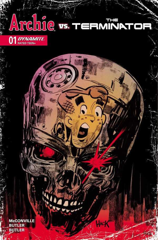 Archie vs. the Terminator #1 Cover C Robert Hack Variant