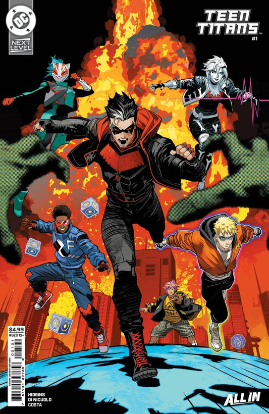 Teen Titans #1 Cover F Dan Mora Foil Virgin Variant