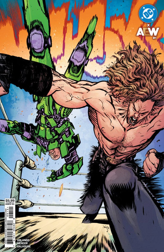 DC x AEW #1 Cover B Daniel Warren Johnson Variant