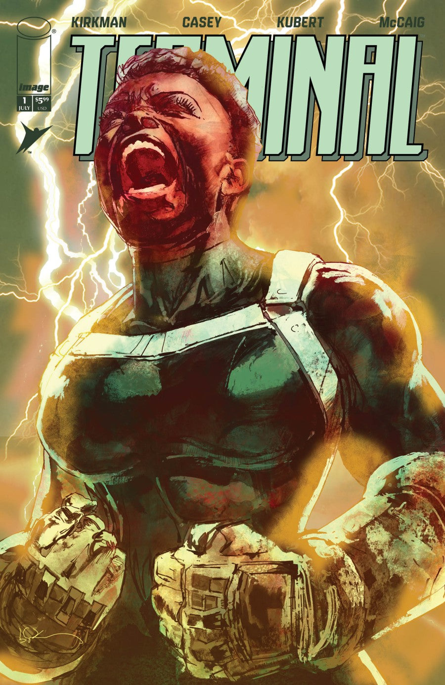 Terminal #1 Cover E 1:25 Bill Sienkiewicz Variant