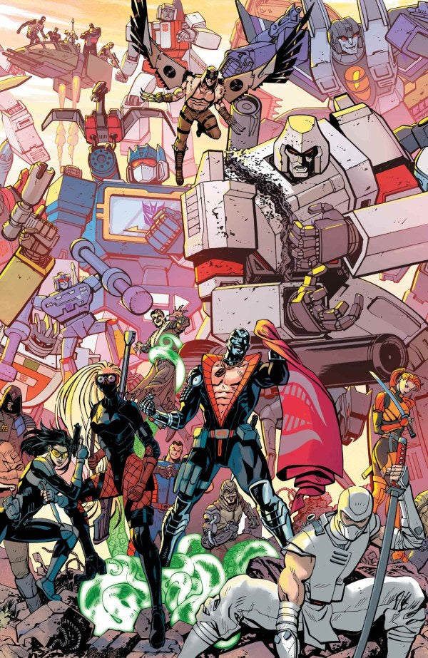 Transformers #33 Cover F Tom Reilly Energon Universe Third Anniversary Connecting Variant