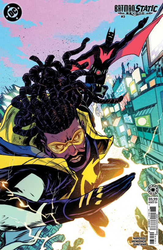 Batman / Static: Beyond #3 Cover C Sanford Greene Variant