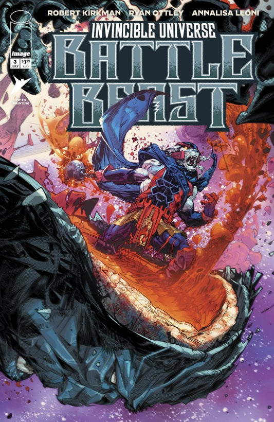 Invincible Universe: Battle Beast #3 5th Printing Howard Porter