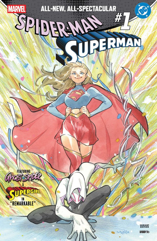 MARVEL/DC: SPIDER-MAN/SUPERMAN #1 PEACH MOMOKO VARIANT
