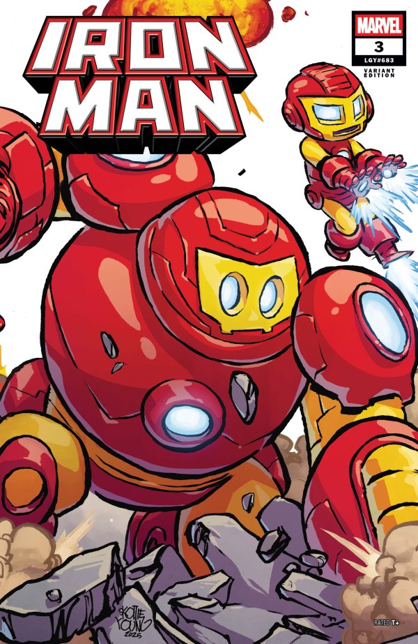 Iron Man #3 Skottie Young Connecting Variant