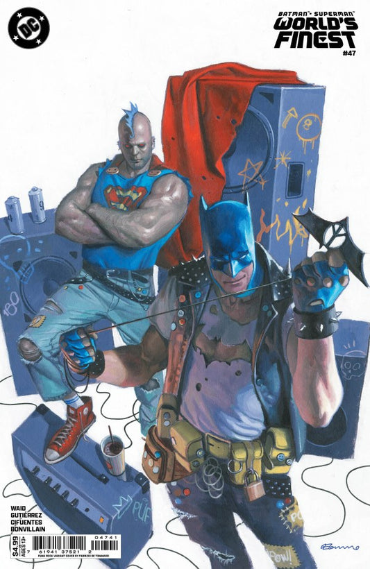 Batman / Superman: World's Finest #47 Cover E Fabrizio De Tommaso Punk Rock Variant