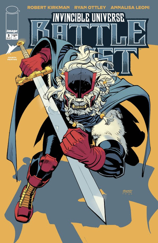 Invincible Universe: Battle Beast #5 4th Printing Leonardo Romero