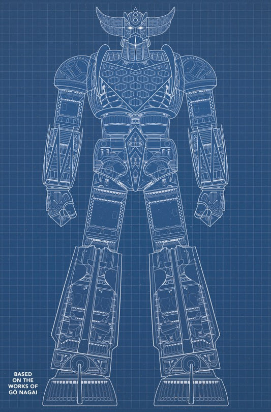 UFO Robot Grendizer #1 Cover E Blueprint Variant