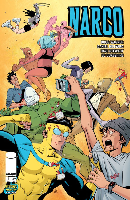 Narco #1 Cover D Daniel Hillyard Invincible Team-Up Variant