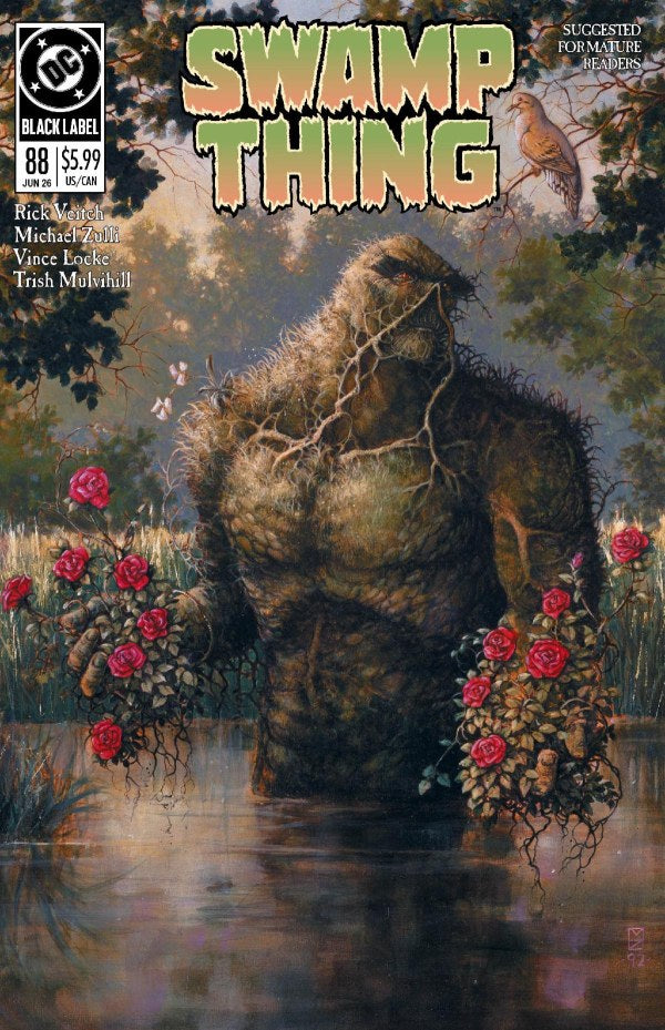 Swamp Thing 1989 #1 2nd Printing Michael Zulli
