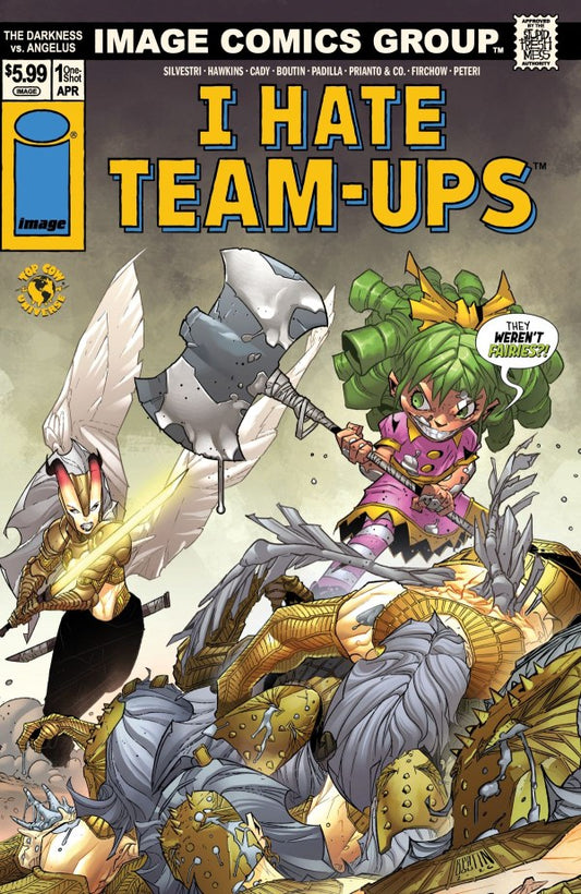 The Darkness Versus Angelus #1 Cover F Pat Boutin I Hate Fairyland Team Up Variant