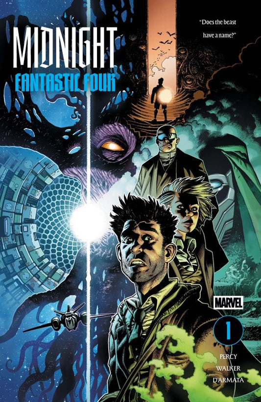 Midnight Fantastic Four #1 2nd Printing Kev Walker Uncloaked