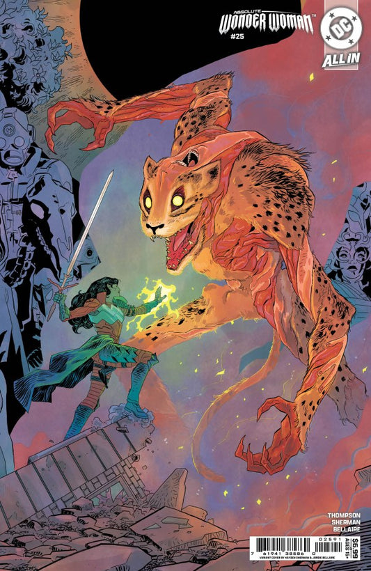 Absolute Wonder Woman #25 Cover I Hayden Sherman Middle Connecting Variant