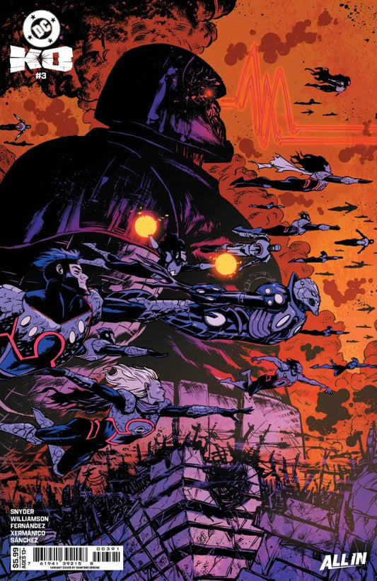 DC K.O. #3 Cover F Sanford Greene Darkseid Variant