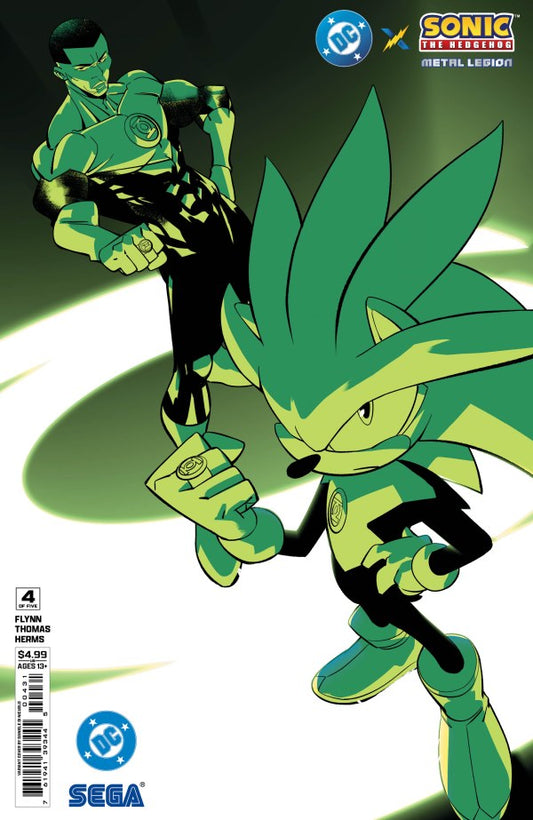 DC x Sonic the Hedgehog: Metal Legion #4 Cover C Daniele Di Nicuolo Variant