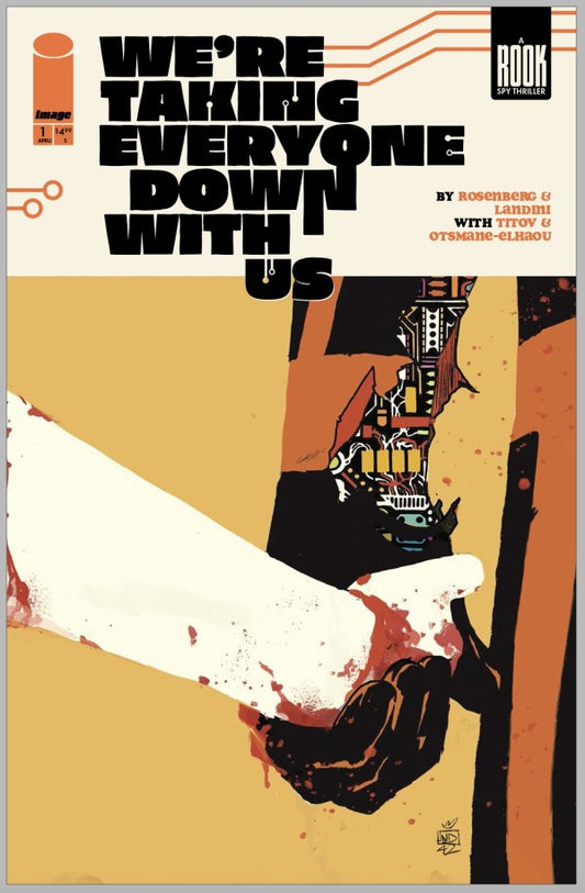 We're Taking Everyone Down with Us #1 2nd Printing Cvr by Stefano Landini