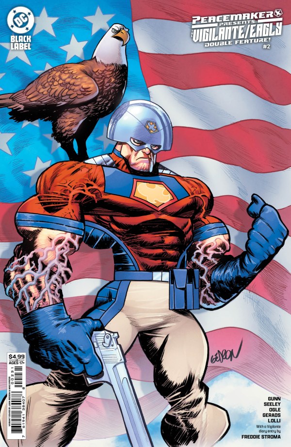 Peacemaker Presents: The Vigilante / Eagly Double Feature #2 Cover C Juan Gedeon Variant