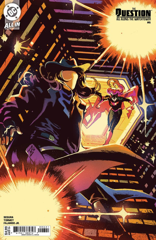 The Question: All Along the Watchtower #6 Cover D A. L. Kaplan Variant