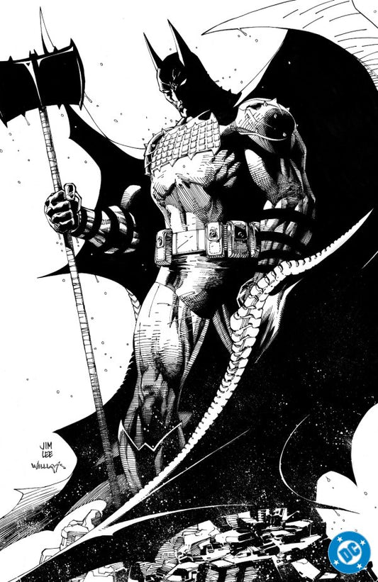 Absolute Batman #1 Cover H 1:100 Jim Lee Black & White Virgin Variant Arabic