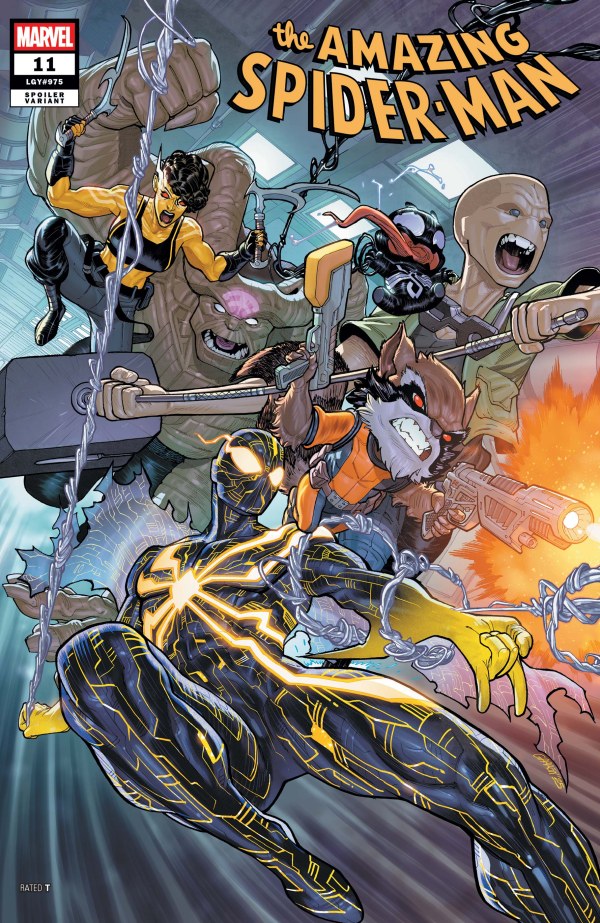 AMAZING SPIDER-MAN #11 JAVIER GARRON SPOILER VARIANT