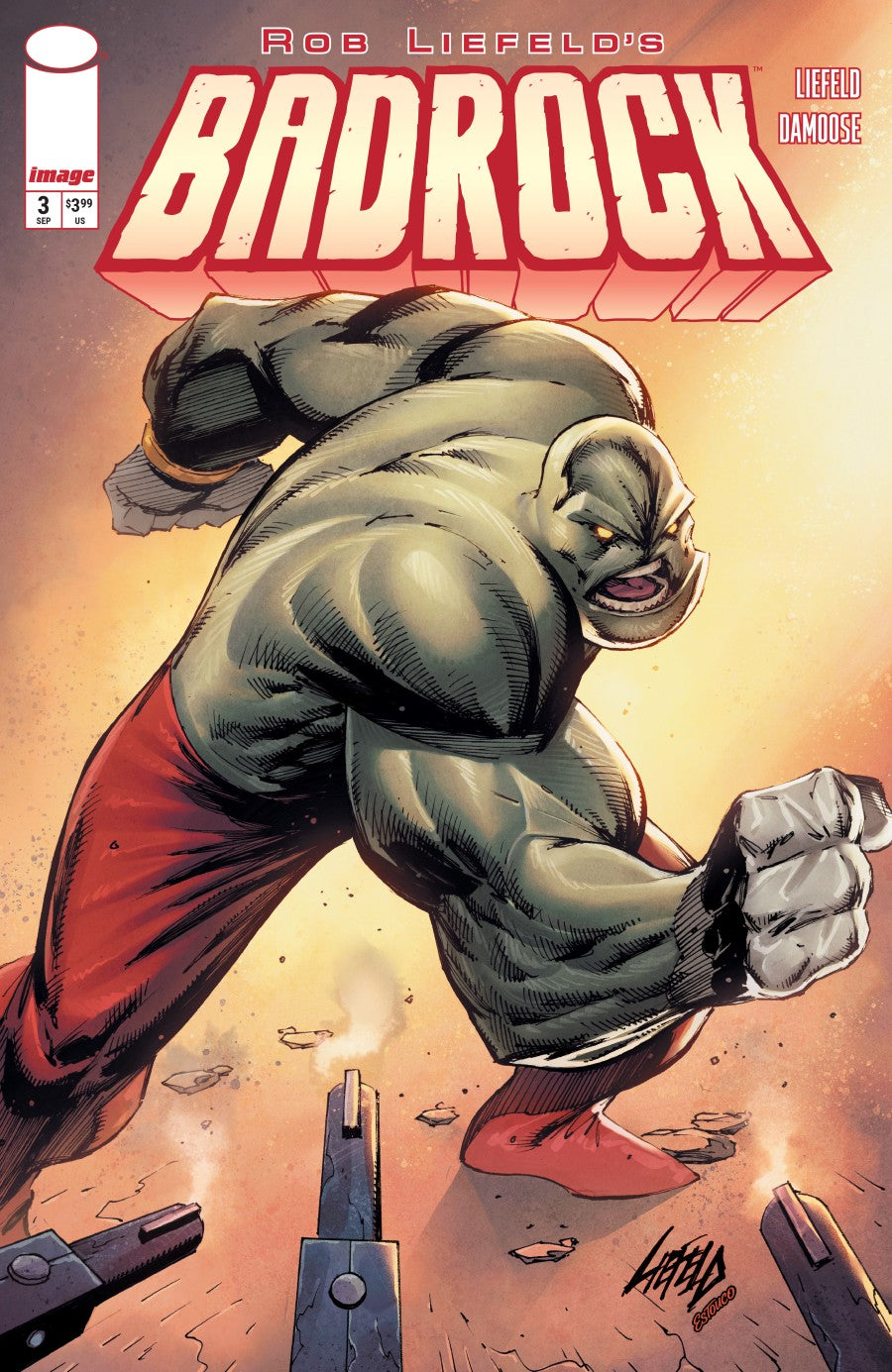 Badrock #3 Cover B Rob Liefeld Variant