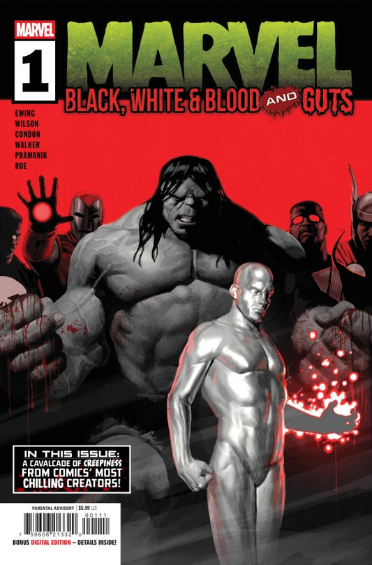 MARVEL: BLACK, WHITE & BLOOD AND GUTS #1