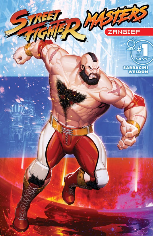 Street Fighter Masters: Zangief #1 cvr A by Gonzalo Ordoñez