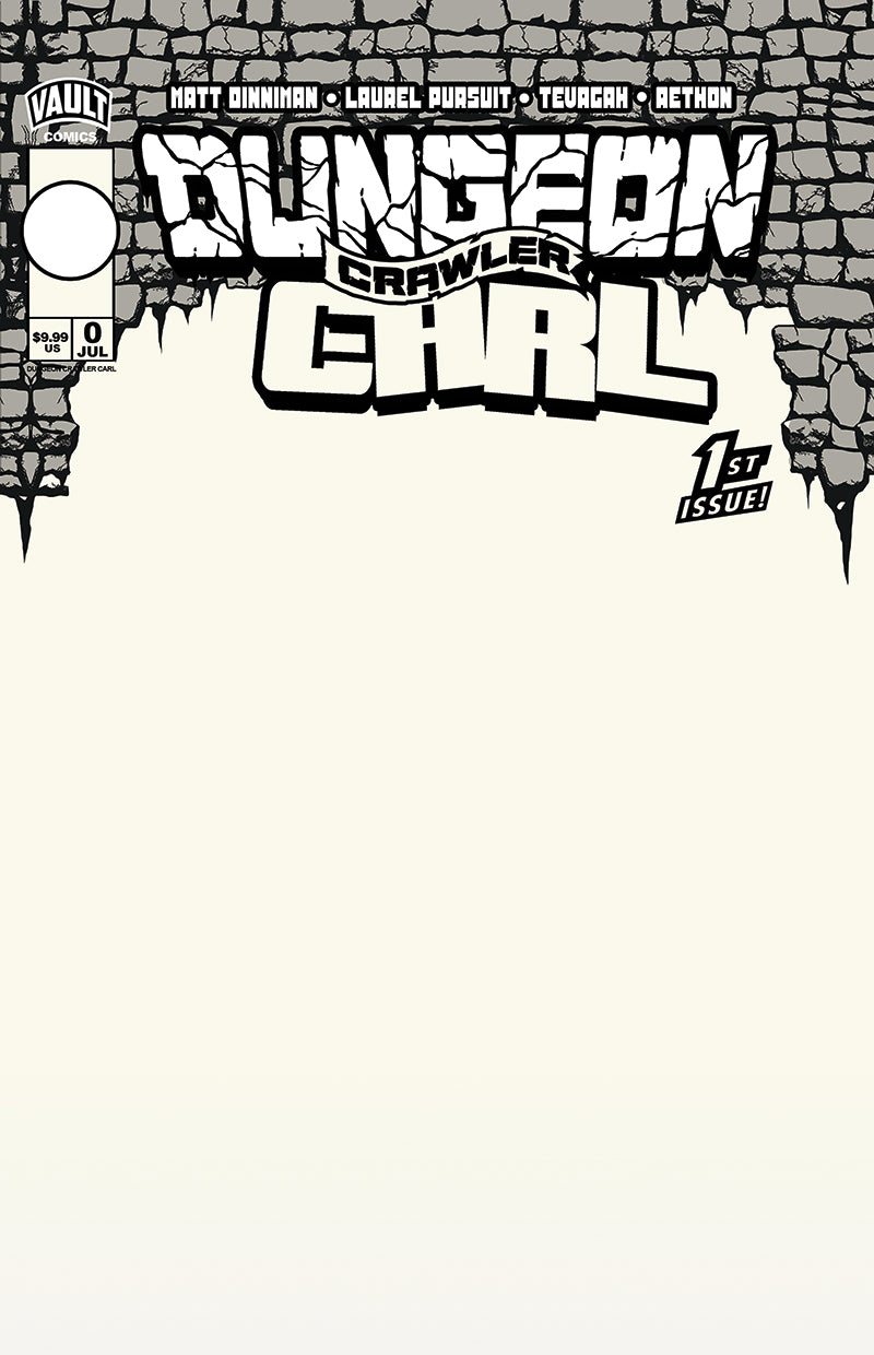Dungeon Crawler Carl Special Edition #0 Cover E Blank Variant
