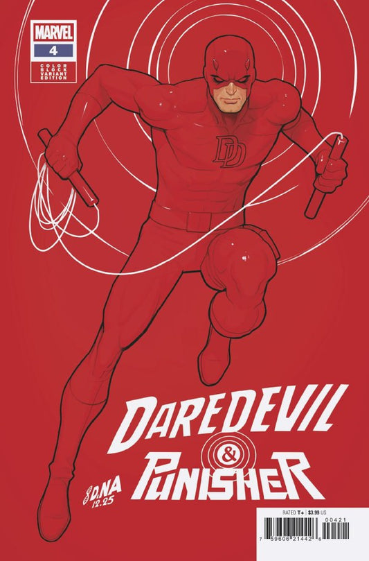 Daredevil / Punisher: The Devil's Trigger #4 David Nakayama Color Block Red Variant