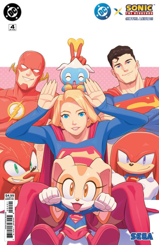 DC x Sonic the Hedgehog: Metal Legion #4 Cover B Min Ho Kim Variant