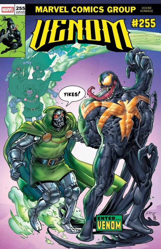 Venom #255 Andrei Bressan Doom Homage Variant