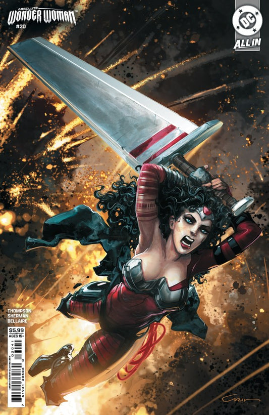 PRE ORDER: Absolute Wonder Woman #20 Cover D Clayton Crain Variant