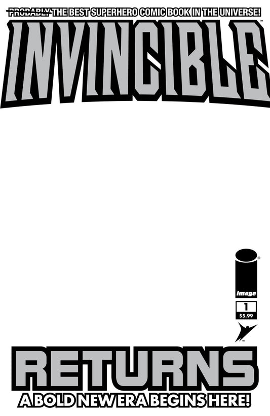 Invincible Returns #1 Facsimile Edition 2026 Blank Variant